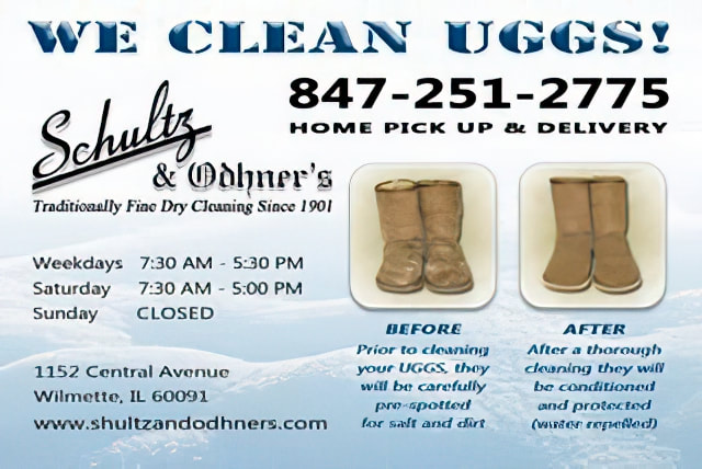 dry cleaners that clean ugg boots